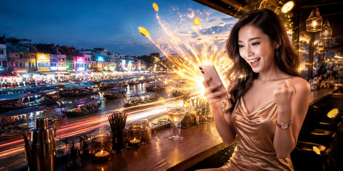 Giao diện casino di động neon tại Cần Thơ
