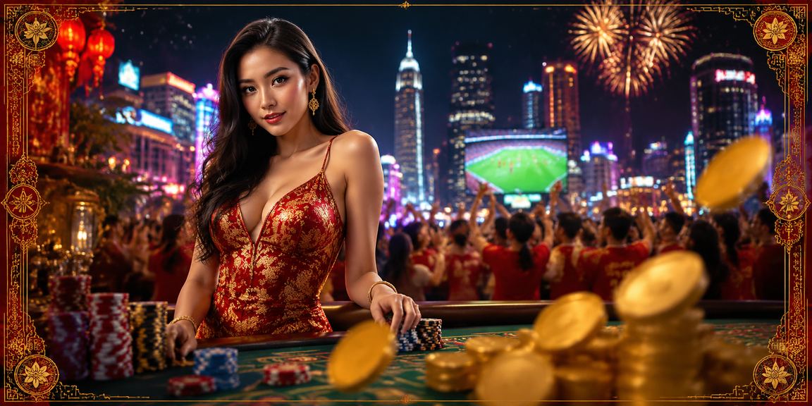 Không khí cá cược sôi động về đêm tại Hồ Chí Minh với ánh đèn neon rực rỡ